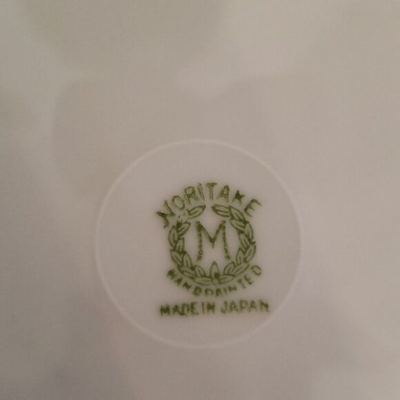 Vintage Set of 3 Noritake Handpainted Swan Plates - Picture 4 of 5